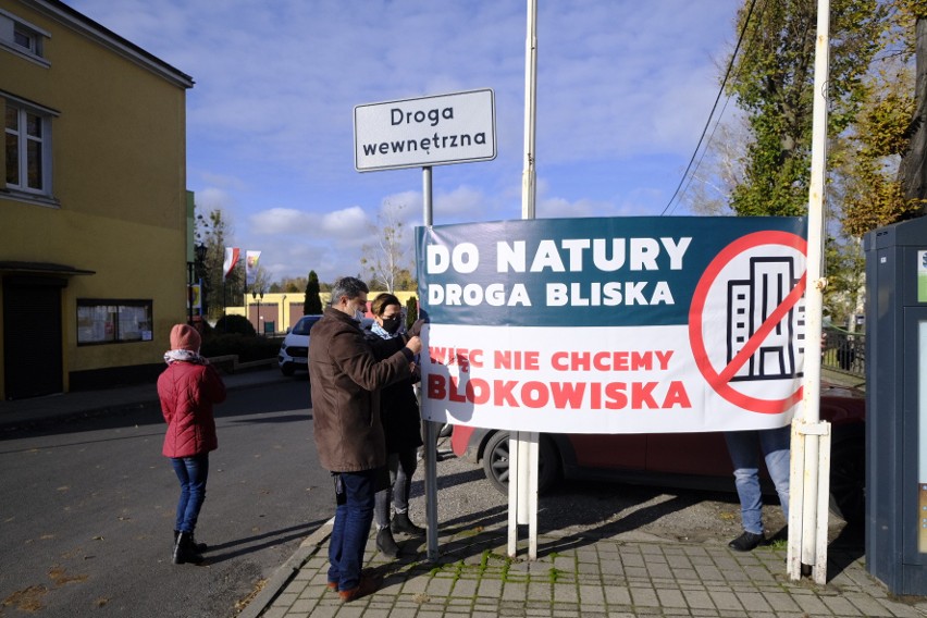Protest mieszkańców gminy Stęszew....