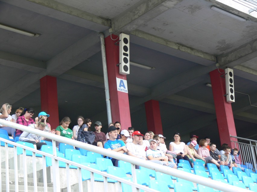 V Świętokrzyski Mityng Lekkoatletyczny Olimpiad Specjalnych na Miejskim Stadionie Sportowym w Sandomierzu