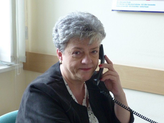 Dyżur przed telefonem ZUS pełniła Hanna Barańska – naczelniczka Wydziału Wypłaty Emerytur i Rent z Oddziału ZUS w Lublinie