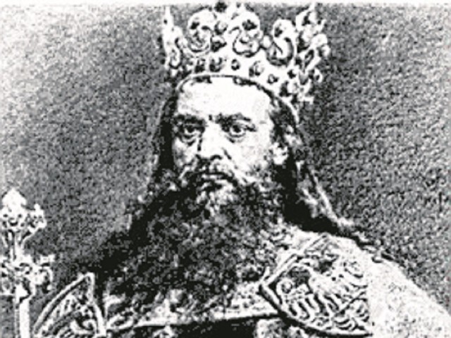 Król Kazimierz Wielki, dobroczyńca Bydgoszczy.