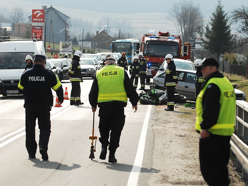 Nowa Wieś. Wypadek na DK 75