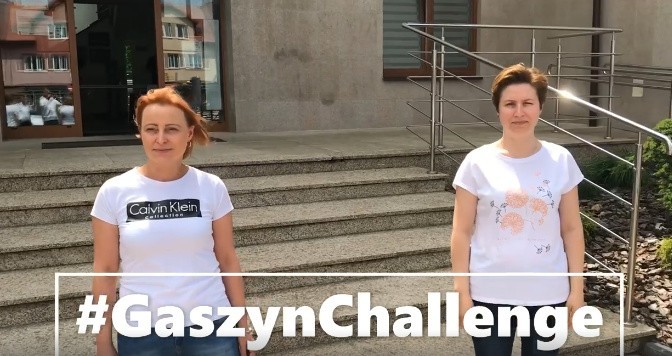 Gminny Ośrodek Pomocy Społecznej w Olszewie-Borkach dołączył do akcji #GaszynChallenge. Panie "pompowały" dla Lenki! 