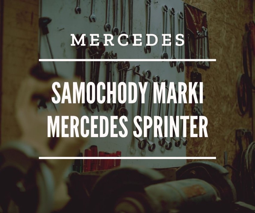 Samochody marki Mercedes Sprinter...