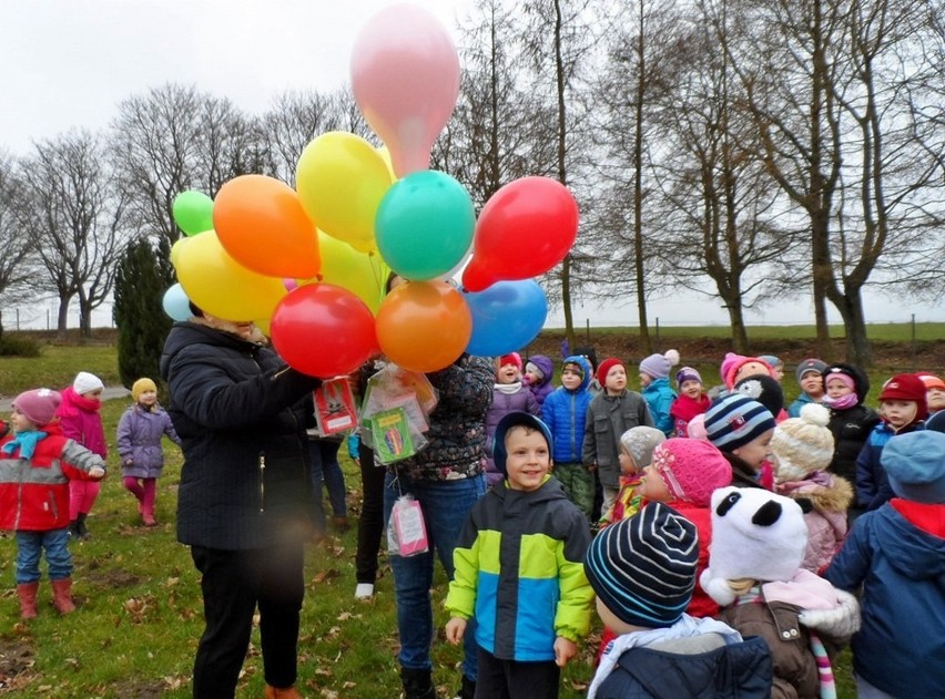 Wielkanocne balony w przedszkolu w Malechowie