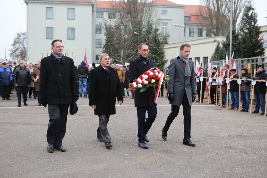 Obchody rocznicy wydarzeń grudniowych z 1970 przy Stoczni...