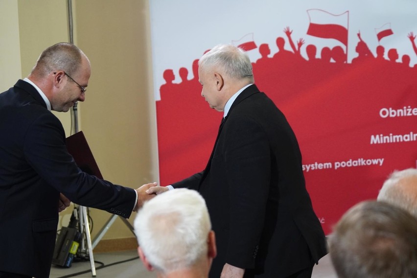 Piotr Półtorak i Jarosław Kaczyński