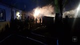 Pożar w sąsiedztwie socjalnych baraków w Chojnicach 