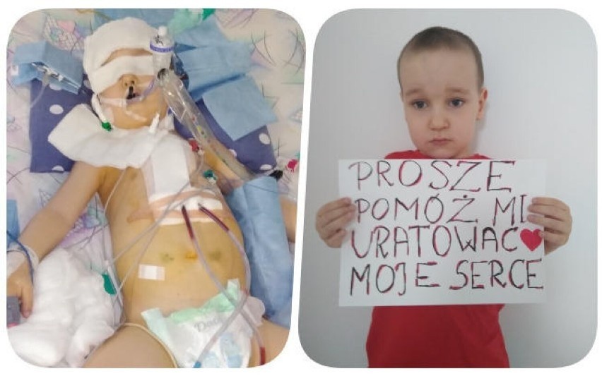 Zbiórka na operację serca 5-latka z gminy Trąbki Wielkie. Potrzebny jest milion złotych!