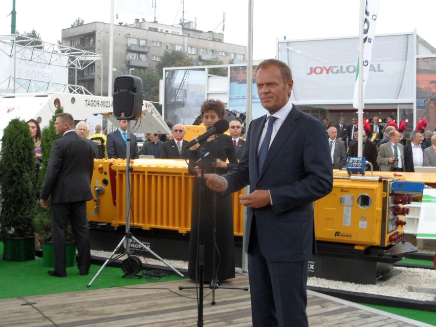 Premier Donald Tusk w Katowicach