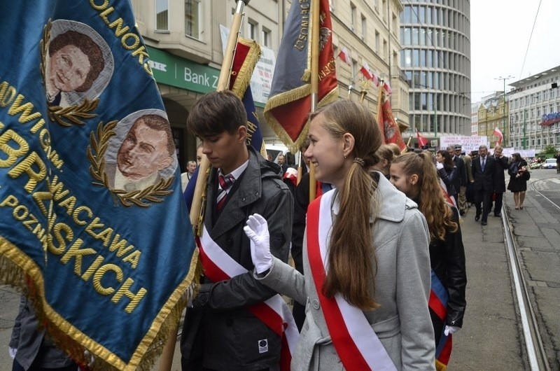 Obchody rocznicy napaści ZSRR na Polskę w Poznaniu.