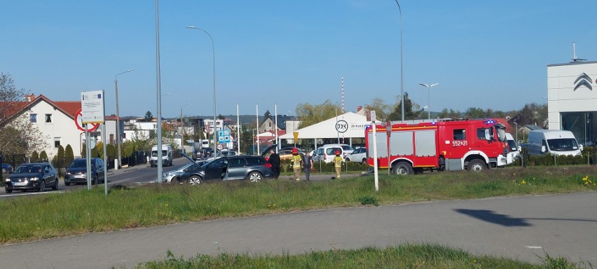 Zdarzenie drogowe miało miejsce w środę przed godz. 17...