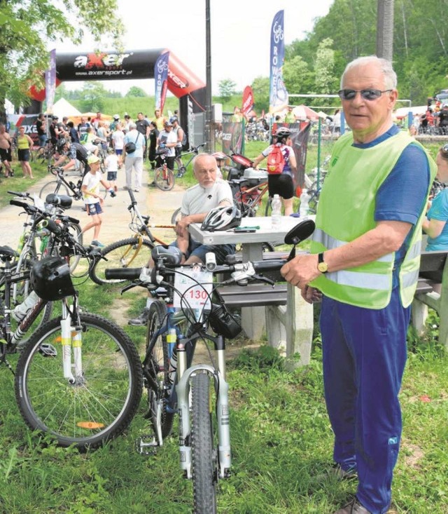 Kazimierz Fliśnik, 71-leni uczestnik zieloneckiego rajdu