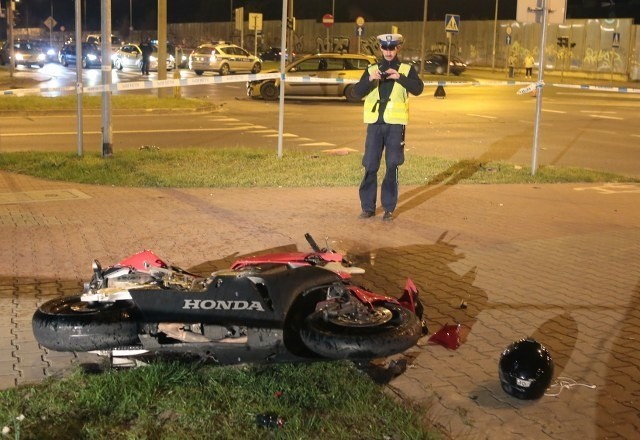 29-letni mężczyzna na motocyklu honda jechał ulicą Taczaka...