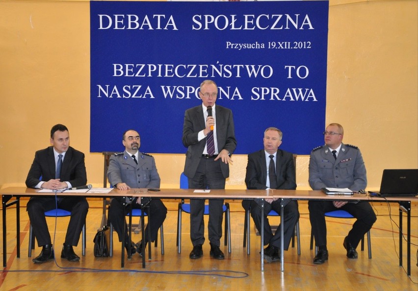 Jednym z organizatorów debaty o bezpieczeństwie w powiecie...