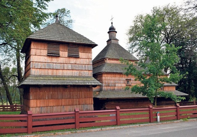W dzwonnicy przy cerkwi w Gorajcu mieszkańcy urządzili galerię sztuki.