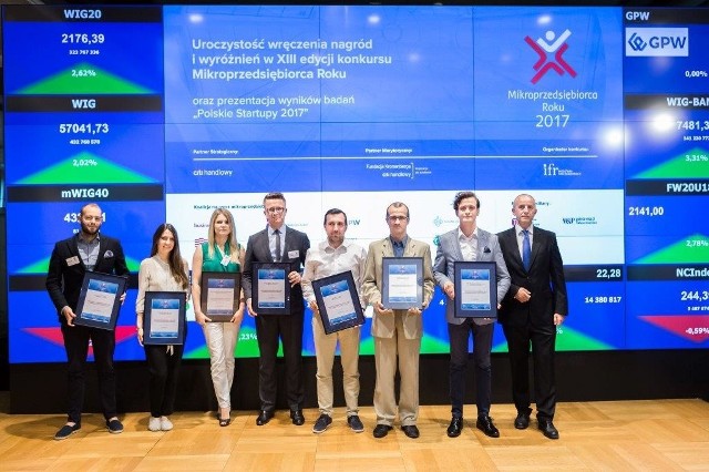 Wyróżnieni w konkursie Mikroprzedsiębiorca Roku 2017