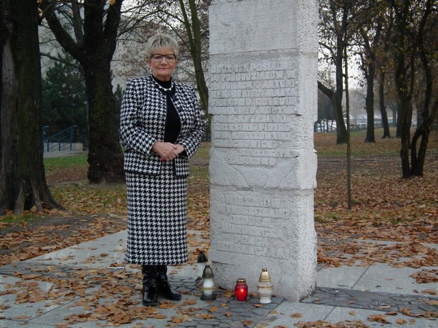 Alicja Kobus od początku wspierała powstanie obelisku Sprawiedliwych Wśród Narodów Świata