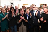 Wybory 2024. Wieczór wyborczy w siedzibie Koalicji Obywatelskiej w Kielcach. Wielka euforia! 