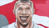 Lukas "Joker" Podolski? Mural przedstawiający gwiazdę Górnika Zabrze budzi duże emocje wśród kibiców