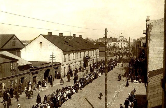 Listopad 1928. Aleja Niepodległości.