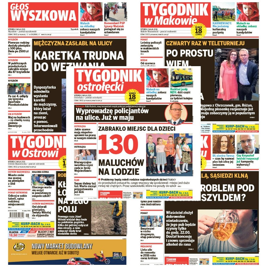 O czym przeczytasz w naszych tygodnikach - są  już w sprzedaży