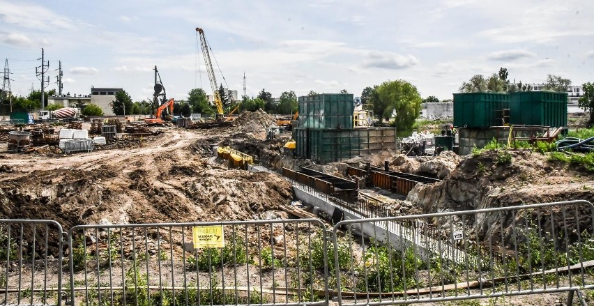 Na terenie pomiędzy ulicami Kamienną i Chodkiewicza...