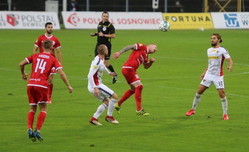 04.11.2020. Zaległy mecz Fortuna 1. Ligi: Zagłębie Sosnowiec...