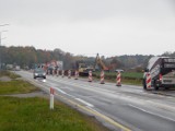 Na drodze krajowej 21 między Ustką a Słupskiem powstaje pierwsze rondo. Utrudnienia w ruchu