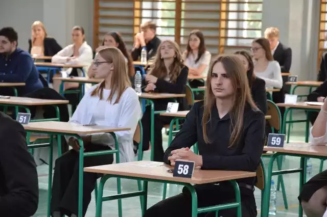 Chwilę przed rozpoczęciem egzaminu maturalnego w „Norwidzie”