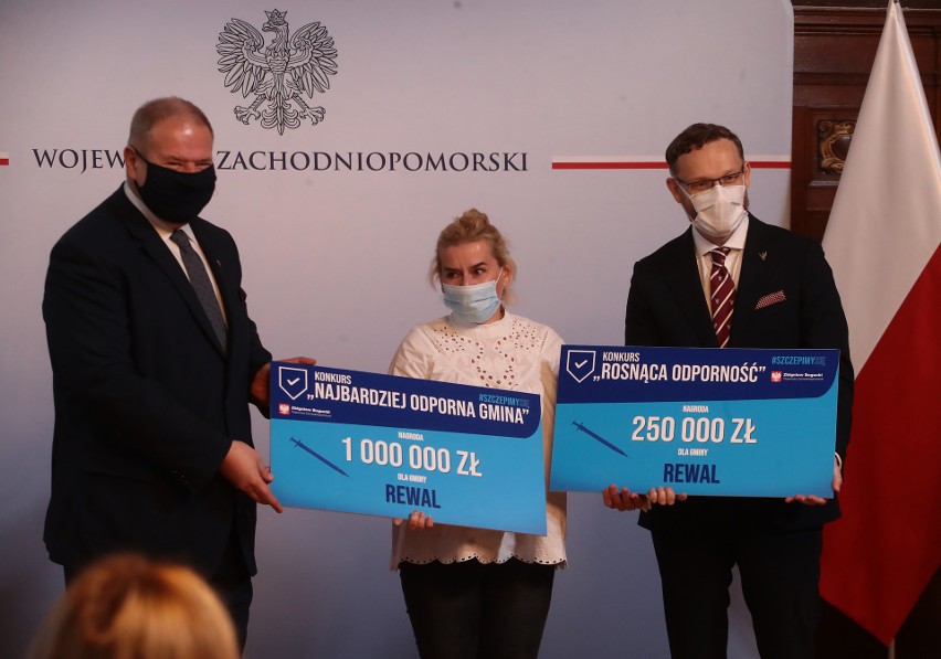 Gminy Ustronie Morskie oraz Rewal nagrodzone w konkursach za najbardziej zaszczepione regiony w Polsce!