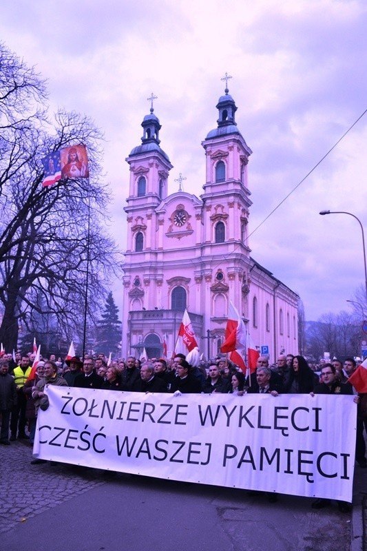 Marsz Pamięci Żołnierzy Wyklętych w Bielsku-Białej