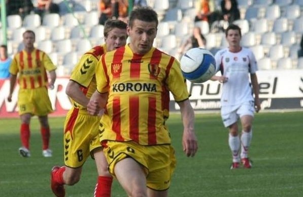 W ostatnim meczu Korony z Odrą kielecki 3 maja 2009 roku zespół wygrał 2:0, a jedną z bramek zdobył Łukasz Cichos (na zdjęciu).