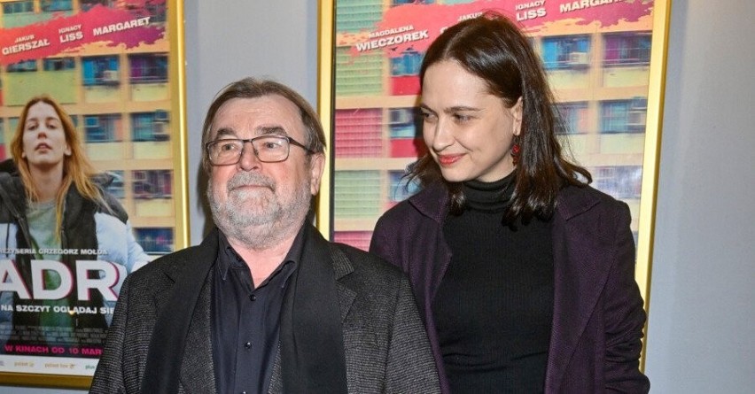 Edward Miszczak i Anna Cieślak na premierze filmu „Zadra”...