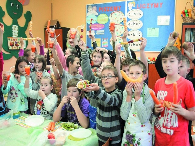 Uczniowie włocławskiej "Osiemnastki&#8221; już wiedzą, jak zdrowo się odżywiać.