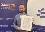 Bartłomiej Stawiarski laureatem konkursu "Samorządowiec Przyjazny Młodzieży". Burmistrz Namysłowa odebrał już nagrodę