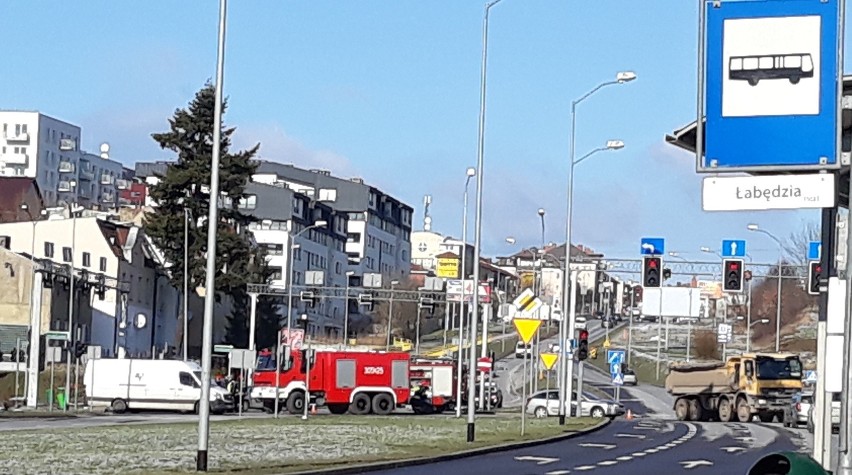 Szczecin: Kolizja na skrzyżowaniu ul. Duńskiej i Przyjaciół Żołnierza [zdjęcia]