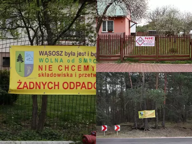 Kiedy mieszkańcy Wąsosza usłyszeli o planach utworzenia przetwórni odpadów, od razu postanowili wziąć sprawy w swoje ręce. Na płotach, bramach, drzewach wywiesili plakaty z hasłami wyrażającymi protest przeciwko realizacji tego typu inwestycji.