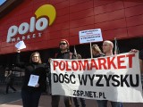 Byli pracownicy Polomarketu protestują: sieć łamie prawa