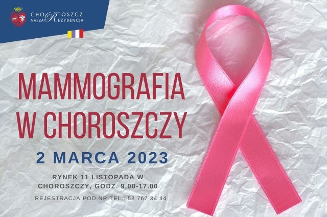 Bezpłatne badania mammograficzne w Choroszczy