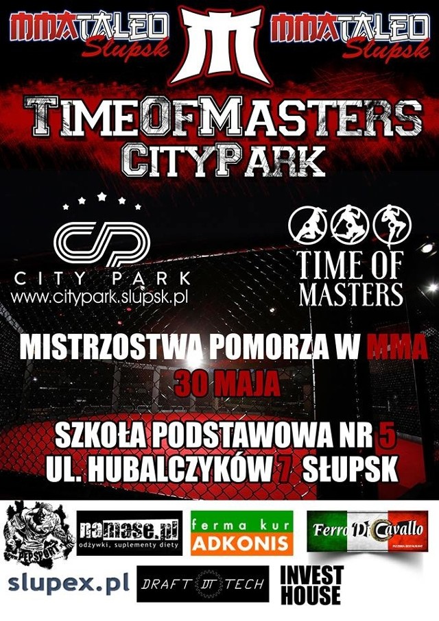 30 maja w Słupsku odbędą się amatorskie zawody MMA.