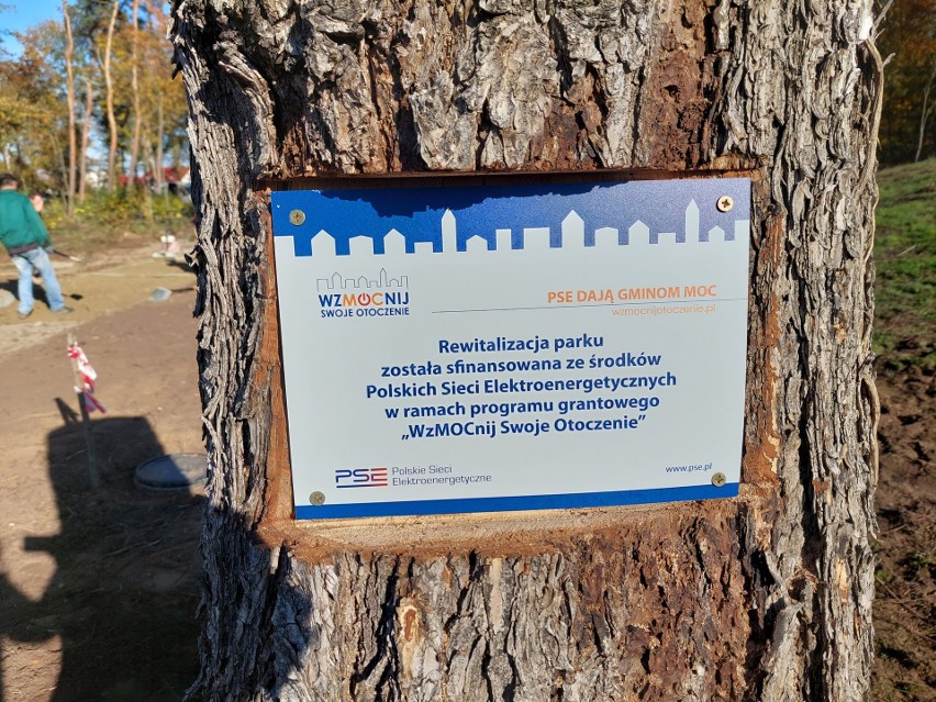 W Krzeszycach zrewitalizowano park.