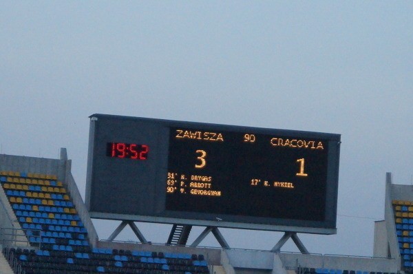 Zawisza wygrał ostatnie spotkanie z Cracovią 3:1 przed...