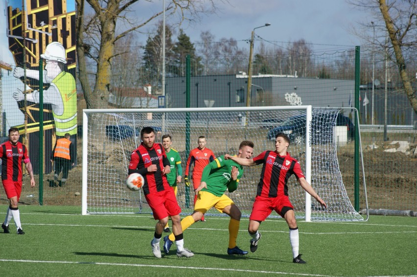 GKS Przodkowo w wygranym meczu 3:1 w Gdańsku z Jaguarem...