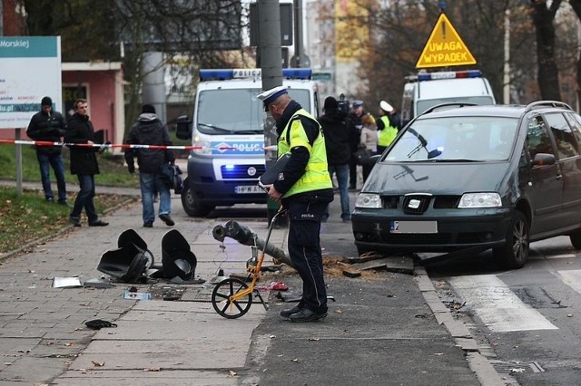 Wypadek na al. Piastów w Szczecinie. Nie żyje 5-letnie dziecko.
