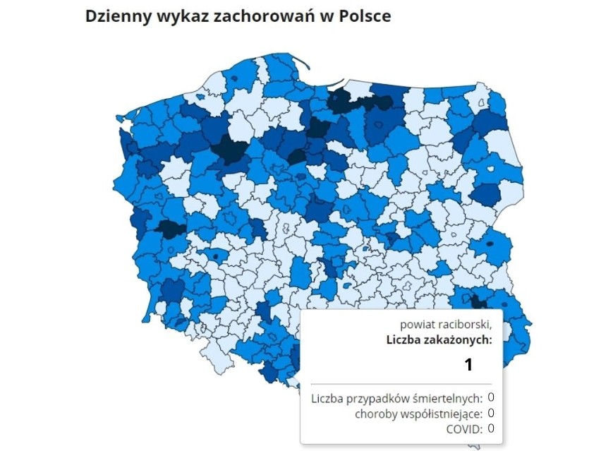 Dziś w całej Polsce wykryto 312 nowych przypadków...