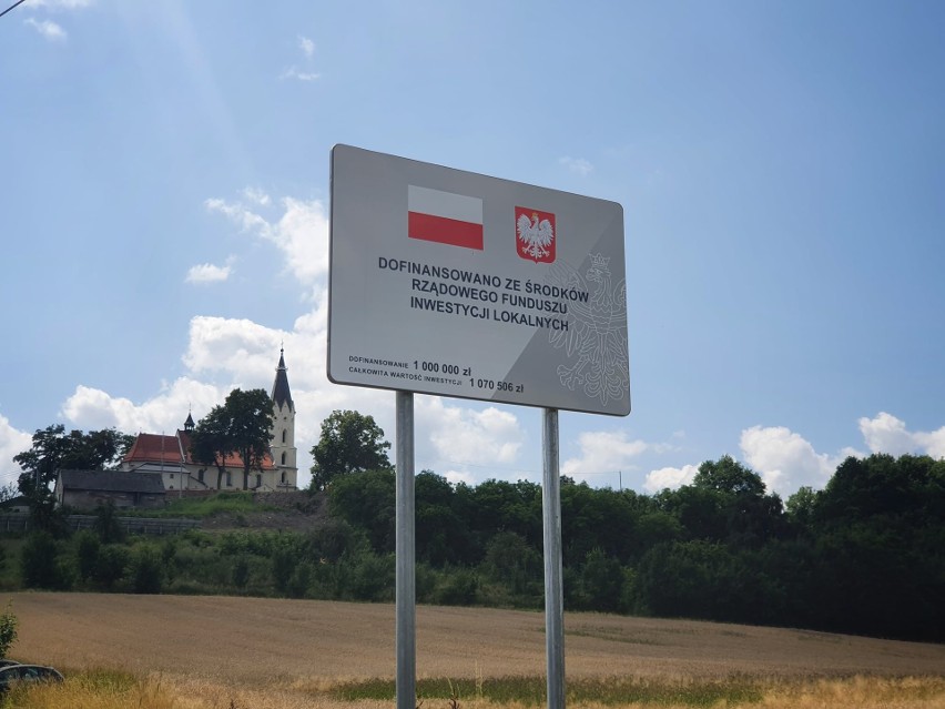 Droga powiatowa w Biskupicach (trasa Biskupice - Kunice)...