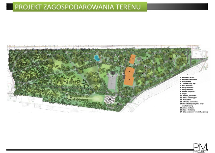 Tarnowskie Góry: Wycinka drzew to tylko część zmian w Parku Miejskim. Mamy WIZUALIZACJE parku po rewaloryzacji