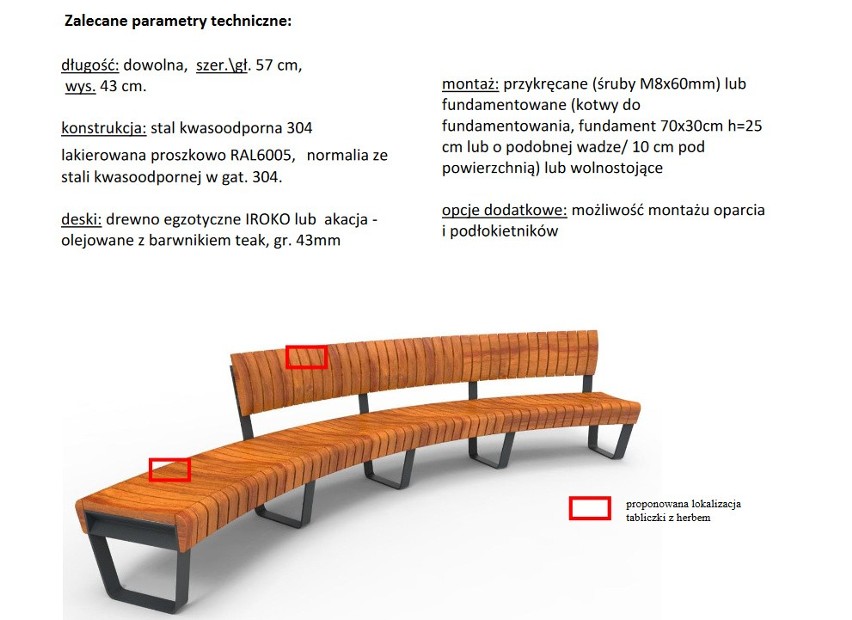 Propozycja nowoczesnego rozwiązania modułowego - ławki o...