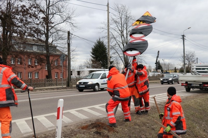 Na DK 65 w Mońkach zaczął się remont, więc do końca roku...