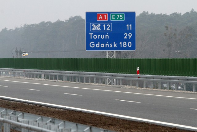 Autostrada A1 połączyła Toruń z Gdańskiem w 2011 roku
